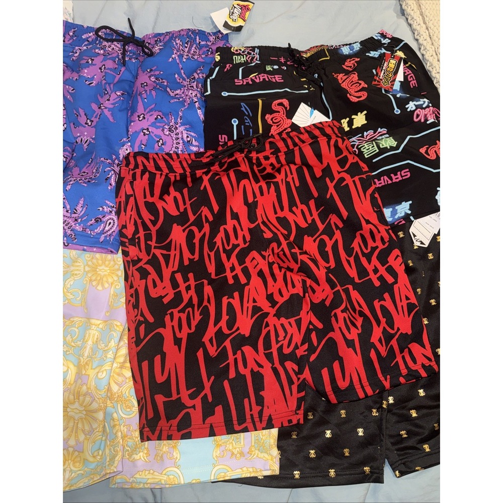 NWT 5 Pack Men's‎ Shorts, Size Large MSRP $50+ Each #1